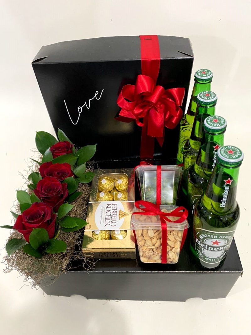 Caixa preta com rosas 04